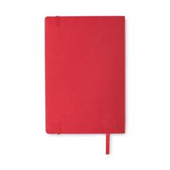 Vue Carnet A5 couverture en PU - Breta de couleur rouge| Krokrodeal