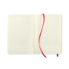 Vue Carnet A5 couverture en PU - Breta de couleur rouge| Krokrodeal