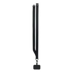 Vue Lanyard porte-téléphone - Ameste de couleur noir| Krokrodeal