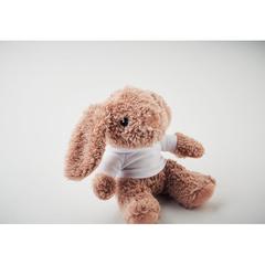 Vue Lapin en peluche - Bunny de couleur blanc| Krokrodeal