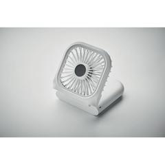 Vue Ventilateur portable, pliable - Standfan de couleur blanc| Krokrodeal