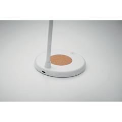 Vue Lampe haut-parleur & chargeur - Spot de couleur blanc| Krokrodeal