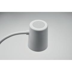 Vue Lampe haut-parleur & chargeur - Spot de couleur blanc| Krokrodeal