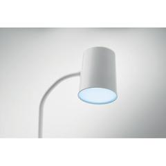Vue Lampe haut-parleur & chargeur - Spot de couleur blanc| Krokrodeal