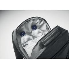 Vue Sac à dos isotherme RPET 300D - Coolpack de couleur noir| Krokrodeal