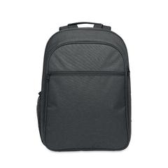 Vue Sac à dos isotherme RPET 300D - Coolpack de couleur noir| Krokrodeal