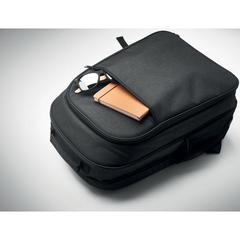 Vue Sac à dos isotherme RPET 300D - Coolpack de couleur noir| Krokrodeal