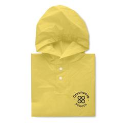 Vue Imperméable pour enfant - Ponchie de couleur jaune| Krokrodeal