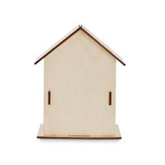 Vue Nichoir en kit - Painthouse de couleur marron| Krokrodeal