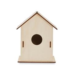 Vue Nichoir en kit - Painthouse de couleur marron| Krokrodeal