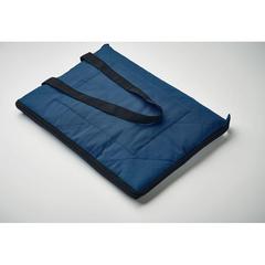 Vue Couverture pique-nique pliable - Pacam de couleur bleu| Krokrodeal