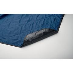 Vue Couverture pique-nique pliable - Pacam de couleur bleu| Krokrodeal