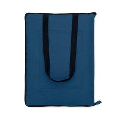 Vue Couverture pique-nique pliable - Pacam de couleur bleu| Krokrodeal