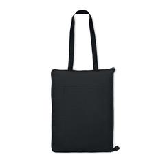 Vue Couverture pique-nique pliable - Pacam de couleur noir| Krokrodeal