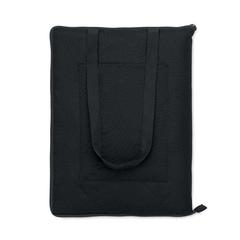 Vue Couverture pique-nique pliable - Pacam de couleur noir| Krokrodeal