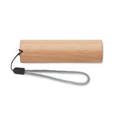 Vue Torche rechargeable en bois - Lite de couleur marron| Krokrodeal