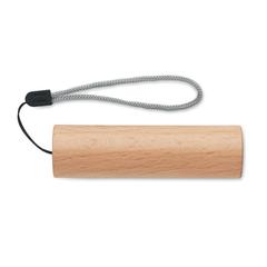 Vue Torche rechargeable en bois - Lite de couleur marron| Krokrodeal