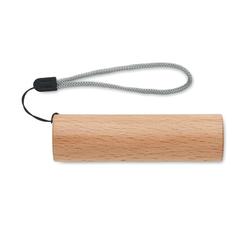 Vue Torche rechargeable en bois - Lite de couleur marron| Krokrodeal