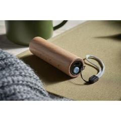 Vue Torche rechargeable en bois - Lite de couleur marron| Krokrodeal