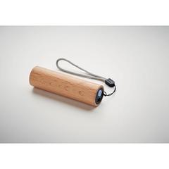 Vue Torche rechargeable en bois - Lite de couleur marron| Krokrodeal