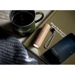 Vue Torche rechargeable en bois - Lite de couleur marron| Krokrodeal