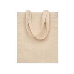 Vue Petit sac en coton 140 gr/m² - Chisai de couleur marron| Krokrodeal