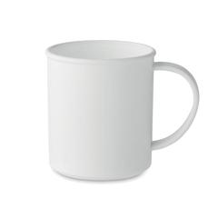Vue Mug réutilisable 300 ml - Alas de couleur blanc| Krokrodeal