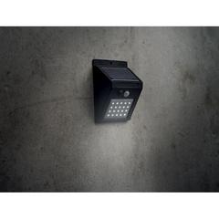 Vue Lampe solaire à diodes - Moti de couleur noir| Krokrodeal