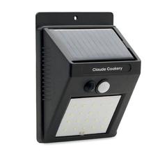 Vue Lampe solaire à diodes - Moti de couleur noir| Krokrodeal