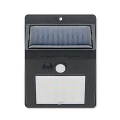 Vue Lampe solaire à diodes - Moti de couleur noir| Krokrodeal