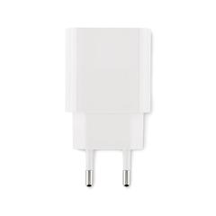 Vue Chargeur USB 20W 2 ports, prise EU - Plugme de couleur blanc| Krokrodeal