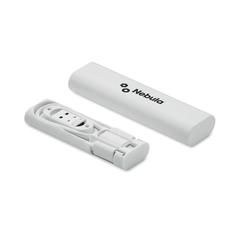 Vue Câbles de charge 9 en 1 - Supable de couleur blanc| Krokrodeal