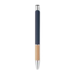 Vue Stylo en aluminium encre bleue - Sparta de couleur bleu| Krokrodeal