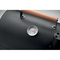 Vue Barbecue portable avec cheminée - Chimey de couleur noir| Krokrodeal