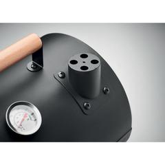 Vue Barbecue portable avec cheminée - Chimey de couleur noir| Krokrodeal