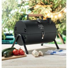 Vue Barbecue portable avec cheminée - Chimey de couleur noir| Krokrodeal