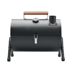 Vue Barbecue portable avec cheminée - Chimey de couleur noir| Krokrodeal