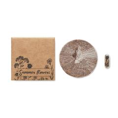Vue Disque de mélange de graines de - Flomix de couleur marron| Krokrodeal