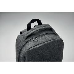 Vue Sac à dos pour ordinateur 13" - Llana de couleur gris| Krokrodeal