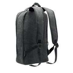 Vue Sac à dos pour ordinateur 13" - Llana de couleur gris| Krokrodeal