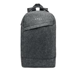 Vue Sac à dos pour ordinateur 13" - Llana de couleur gris| Krokrodeal