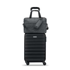 Vue Sac à dos pour ordinateur 15" - Plana de couleur gris| Krokrodeal