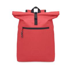 Vue Sac à dos enroulable - Irea de couleur rouge| Krokrodeal