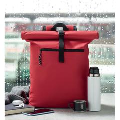 Vue Sac à dos enroulable - Irea de couleur rouge| Krokrodeal