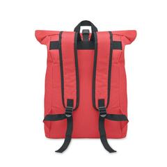 Vue Sac à dos enroulable - Irea de couleur rouge| Krokrodeal