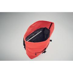 Vue Sac à dos enroulable - Irea de couleur rouge| Krokrodeal