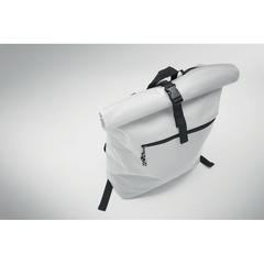 Vue Sac à dos enroulable - Irea de couleur blanc| Krokrodeal