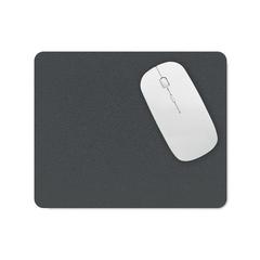 Vue Tapis de souris en PU recyclé - Beta de couleur noir| Krokrodeal