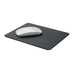 Vue Tapis de souris en PU recyclé - Beta de couleur noir| Krokrodeal