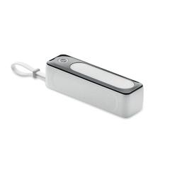 Vue Powerbank 5000 mAh avec COB - Powlight de couleur blanc| Krokrodeal